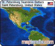 St. Petersburg Seamless Gutters satellite map