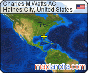 Charles M Watts AC satellite map