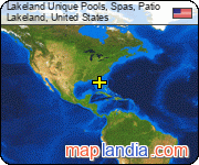 Lakeland Unique Pools, Spas, Patio satellite map