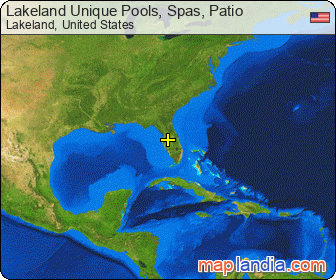 Lakeland Unique Pools, Spas, Patio satellite map