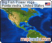 Big Fish Power Yoga satellite map