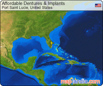 Affordable Dentures & Implants satellite map
