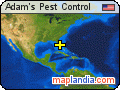 Adam's Pest Control satellite map