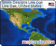 Smile Designs Live Oak satellite map