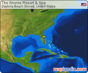 The Shores Resort & Spa satellite map