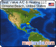 Best Value A/C & Heating LLC satellite map