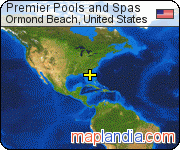 Premier Pools and Spas satellite map