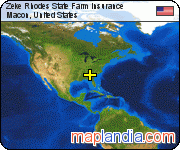 Zeke Rhodes State Farm Insurance satellite map