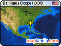 Dr. Karen Cooper DDS satellite map