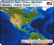 America's Best Choice Windows satellite map