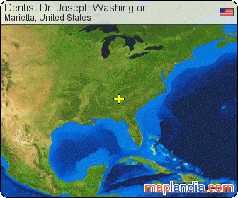 Dentist Dr. Joseph Washington satellite map