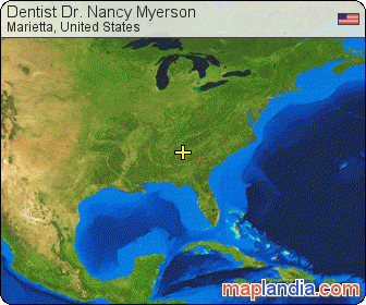 Dentist Dr. Nancy Myerson satellite map