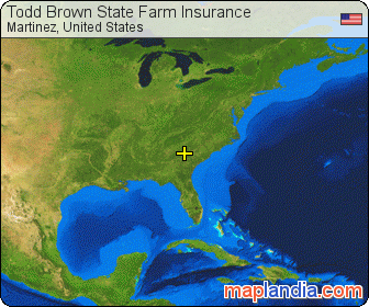 Todd Brown State Farm Insurance satellite map
