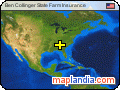 Ben Collinger State Farm Insurance satellite map