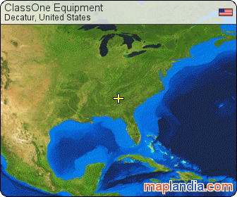 ClassOne Equipment satellite map