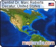 Dentist Dr. Marc Roberts satellite map