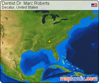 Dentist Dr. Marc Roberts satellite map