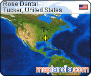 Rose Dental satellite map