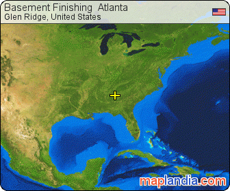 Basement Finishing  Atlanta satellite map