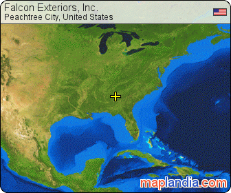 Falcon Exteriors, Inc. satellite map