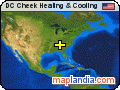 DC Cheek Heating & Cooling satellite map