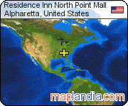 Residence Inn North Point Mall satellite map