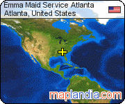 Emma Maid Service Atlanta satellite map