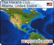 The Havana Club satellite map