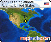 Top Cleaning Atlanta satellite map