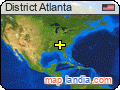 District Atlanta satellite map