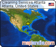 Cleaning Services Atlanta satellite map