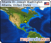 Atlanta Dr. Joseph Washington satellite map