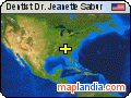 Dentist Dr. Jeanette Sabur satellite map
