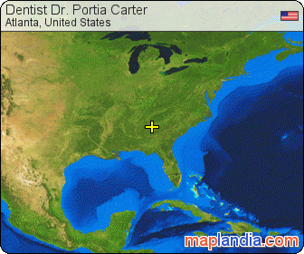 Dentist Dr. Portia Carter satellite map