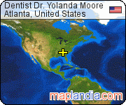 Dentist Dr. Yolanda Moore satellite map