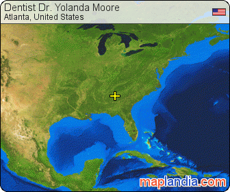 Dentist Dr. Yolanda Moore satellite map