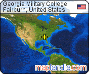 Georgia Military College satellite map