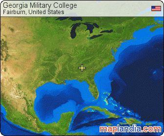 Georgia Military College satellite map