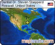 Dentist Dr. Steven Shepperd satellite map