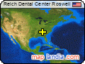 Reich Dental Center Roswell satellite map