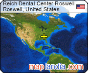 Reich Dental Center Roswell satellite map