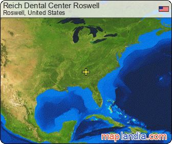 Reich Dental Center Roswell satellite map