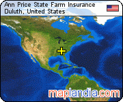 Ann Price State Farm Insurance satellite map