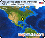 Ron George State Farm Insurance satellite map