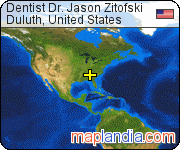 Dentist Dr. Jason Zitofski satellite map