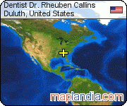 Dentist Dr. Rheuben Callins satellite map