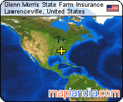 Glenn Morris State Farm Insurance satellite map