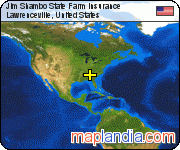 Jim Shambo State Farm Insurance satellite map