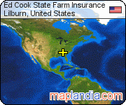 Ed Cook State Farm Insurance satellite map
