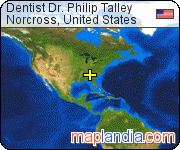 Dentist Dr. Philip Talley satellite map